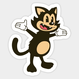 Asking Cat Sticker